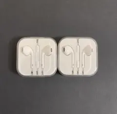 【正規品新品未使用】iPhone アップル 純正 イヤホン 2個セット