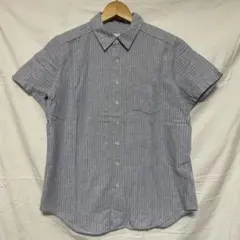 参価1.5万【ビュルデサボン】コットン＆リネン春夏ブラウス 半袖シャツ 日本製のサムネイル
