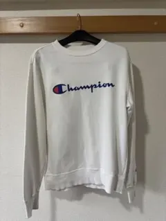 Champion チャンピオン スウェット トレーナー ホワイト Lサイズ 白