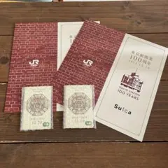 東京駅開業100周年記念Suica ２枚セット 台紙付きのサムネイル