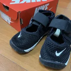 Nike キッズ サンダル エアリフト　ブラック 14cm