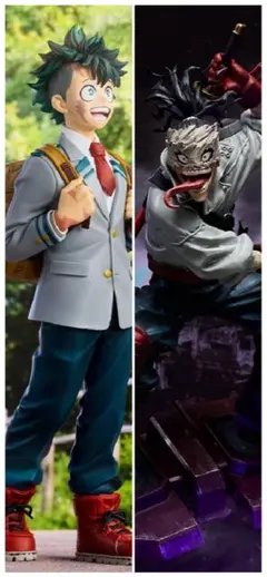 一番くじ僕のヒーローアカデミア　A賞緑谷出久＆D賞ステインフィギュア2点セット