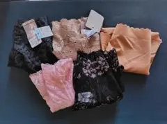 サイズM☆総レースショーツ4枚、シームレスショーツ1枚☆まとめ☆セット