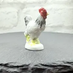 フェーヴ フランス 動物 ニワトリ 鳥 鶏 フェーブ ミニチュア 陶器