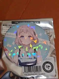 学園アイドルマスター 葛城リーリヤ ホログラム缶バッジ ストリート