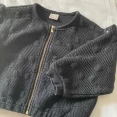 petit main キルティングアウター 90cm ブラック　冬服　女の子