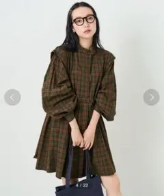 FREAK'S STORE バルーンスリーブミニワンピース