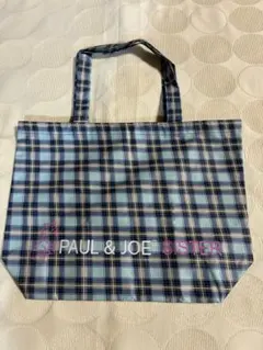 雑誌付録　PAUL & JOE SISTER チェック柄トートバッグ　未使用のサムネイル