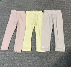 サイズ90 カラフル レギンス 3点セット