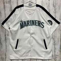 Majestic MLB シアトルマリナーズ ウィンドブレーカー ネイビー M
