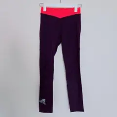 adidas アディダス レギンス スパッツ Sサイズ レディース 紫 スポーツ