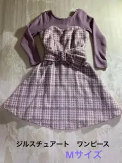 ジルスチュアート　ドッキングニットワンピース　ピンク　Mサイズ　清楚系