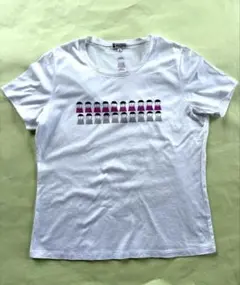 PICONE ピッコーネ　イラスト付きホワイトTシャツ　トップスのサムネイル
