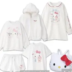 ハローキティ　ルームウェア　パーカー　Tシャツ　ハッピーバッグ　福袋　アベイル