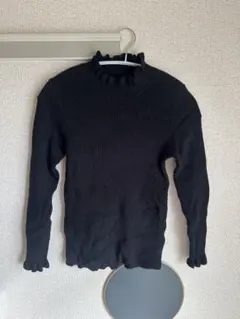 グレイル GRL フリル ハイネック リブ ニット トップス [k8549v]