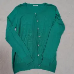 COLZA グリーン カーディガン