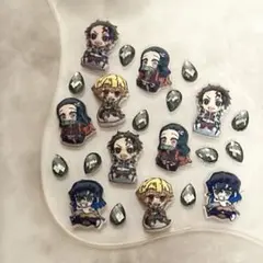 【 新品 】大人気❣️ 鬼滅の刃 鬼滅 ネイルパーツ