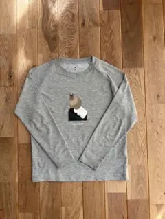mont-bell グレー ウィックロン長袖Tシャツ 140cm カモシカ