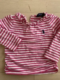 ボーダーカットソー☆重ね着に便利な薄手！