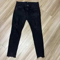 AZUL BY MOUSSY スキニーデニム ブラック XLのサムネイル