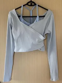 ✨極美品✨】SUKALAスカーラ◎リブカシュクールトップス(M) - メルカリ