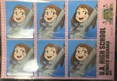 ヒロアカオープンスクール証明写真シール麗日お茶子