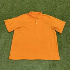 タ*ク様 00's〜 GEORGE オレンジ ポロシャツ 3XL ブランク 無地のサムネイル