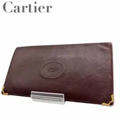 Cartier カルティエ 長財布 8.132 マストライン ボルドー レザーのサムネイル