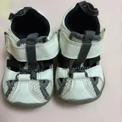 ベビーサンダル ホワイト メッシュ　イフミー 13センチ