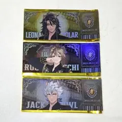 ツイステ ブレイジングジュエル チケット風カード レオナ ラギー ジャック