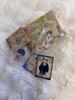 KAITO フリューくじ E賞アクリルスタンド　F賞アクリルキーホルダー