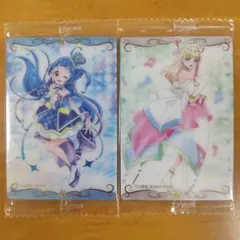 プリキュアウェハース キミとアイドルプリキュア カード 2枚のサムネイル