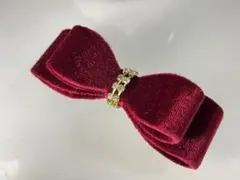 リボン　バレッタ　ボンネ　ウェディング　結婚式　二次会　披露宴　アクセサリー