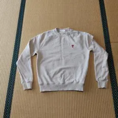ami クリーム色 トレーナー ハート刺繍のサムネイル