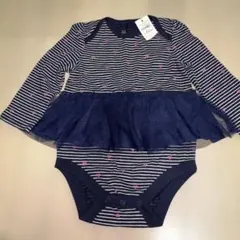 baby GAP ストライプ柄ロンパース 12-18ヶ月