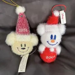 ディズニー マスコット 2003 2004 サンタ帽 ~15 cm