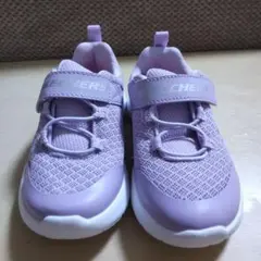SKECHERS 薄紫 ベルクロスニーカー