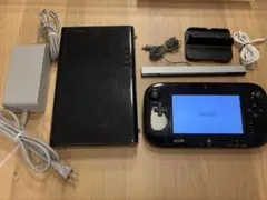 Wii U 本体 ブラック ACアダプター付き