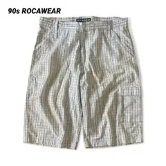 90s ROCA WEAR チェック バギー ショーツ ハーフパンツのサムネイル