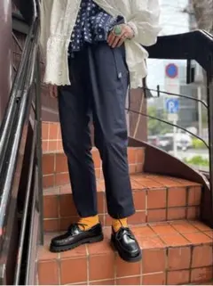 BEAMS BOY×GRAMICCI 別注ウェザーテーパードパンツ ブラック