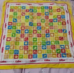 Calbee 食べ物アイコン ハンカチ 約50cm