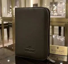 ​【非売品】ウェレンドルフ本革ジュエリーケース トラベルポーチブラウン茶色希少品