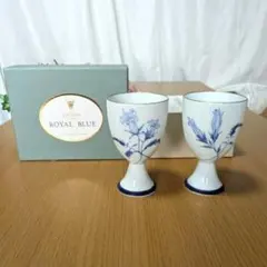 中野良広作品 ワイングラス 硝子彫刻 硝子工芸 工芸作家 2客 渡辺画廊