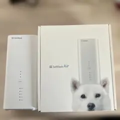 SoftBank air ターミナル4 本体と付属品