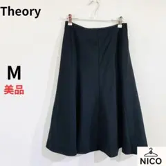 セオリーリュクス フレアスカート ブラック 40 HEAVY LUXE 日本製
