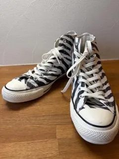 匡威 All Star 高筒 斑馬紋 28cm 良好品