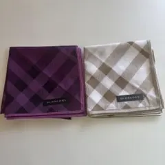 BURBERRY チェック柄ハンカチセット