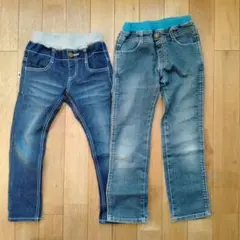 RUGGEDWORKS 長ズボンデニム他 120・130サイズ2本セット