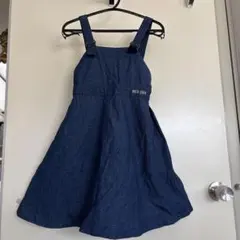 mezzo piano デニム ジャンバースカート 120cm