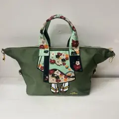 ミスサパト　着物柄　ミニボストンバッグ　ショルダー　2WAYタイプ　和柄